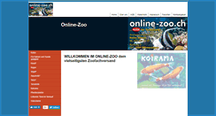 Desktop Screenshot of online-zoo.ch